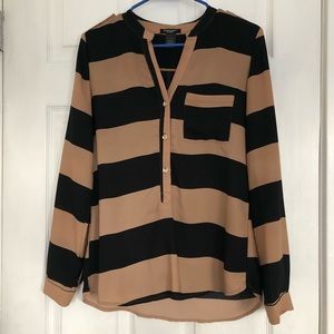 Tan and Black Top